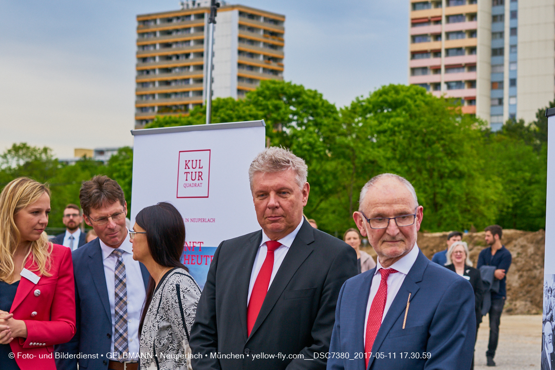 11. Mai 2017 - Grundsteinlegung für die LOGE und dem Kulturquadrat in Neuperlach